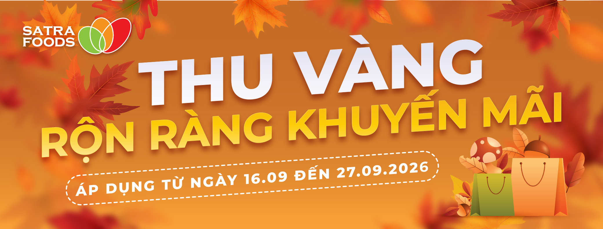 THU VÀNG - RỘN RÀNG KHUYẾN MÃI ( 16/09 - 27/09/2026)