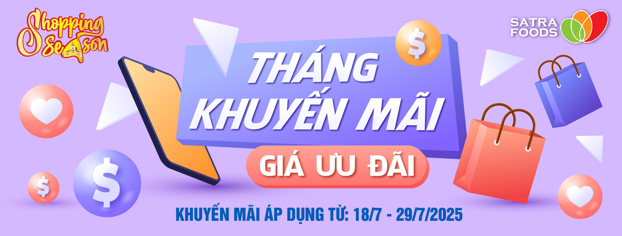 THÁNG KHUYẾN MÃI - GIÁ ƯU ĐÃI (18/07 - 29/07/2025)