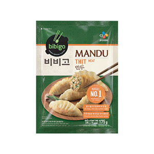 BÁNH MANDU THỊT & BẮP CJ BIBIGO GÓI 175G