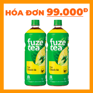 FUZETEA TRÀ CHANH VỚI SẢ 1 LÍT
