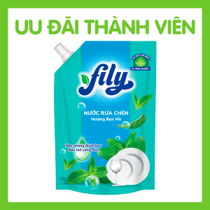 NƯỚC RỬA CHÉN FILY HƯƠNG BẠC HÀ 3.5KG