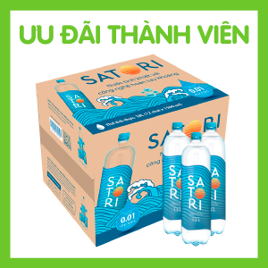 [THÙNG 12] NƯỚC TINH KHIẾT SATORI 1,5L