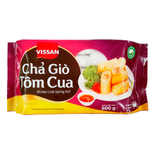 CHẢ GIÒ TÔM CUA VISSAN GÓI 500G