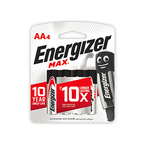 PIN AA  ENERGIZER MAX E91 BP4