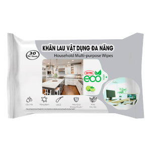 KHĂN LAU VẬT DỤNG ĐA NĂNG SATRA ECO 30 TỜ X 30