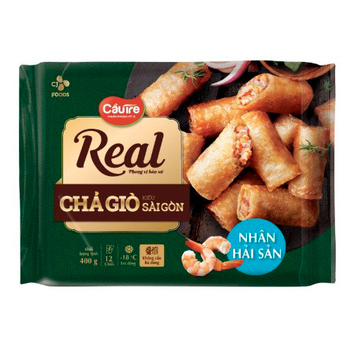 CHẢ GIÒ REAL HẢI SẢN GÓI 400G