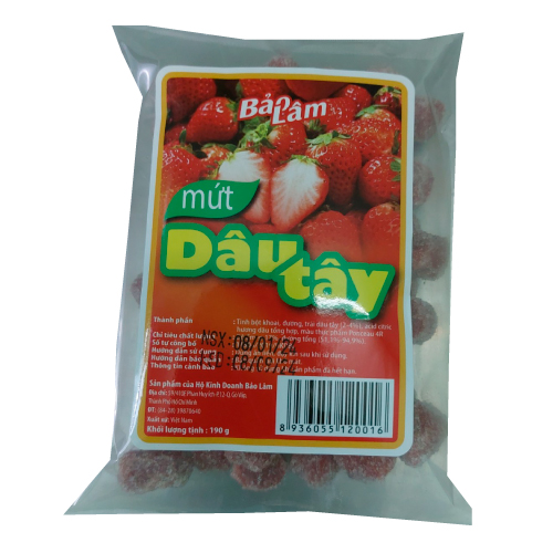 MỨT DÂU TÂY 190G
