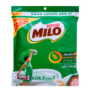 SỮA LÚA MẠCH MILO 3IN1 BỊCH 330G