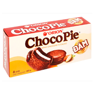 BÁNH CHOCO PIE ĐẬM 6P HỘP 180G