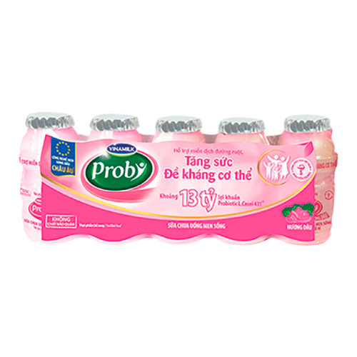 LỐC 5 - SỮA CHUA PROBI DÂU 65ML