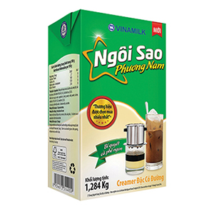 SỮA ĐẶC CÓ ĐƯỜNG NGÔI SAO PHƯƠNG NAM XANH LÁ HỘP 1284G