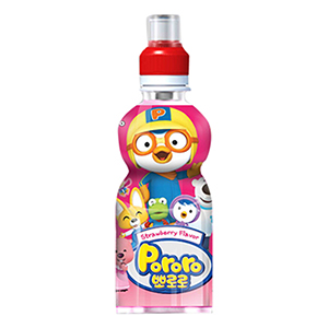 NƯỚC PORORO HƯƠNG DÂU CHAI 235ML