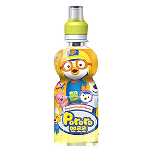 NƯỚC PORORO HƯƠNG TRÁI CÂY NHIỆT ĐỚI CHAI 235ML