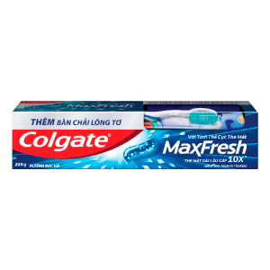 KEM ĐÁNH RĂNG COLGATE MAXFRESH BẠC HÀ 225G/230G