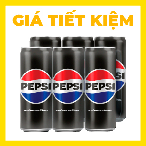 PEPSI KHÔNG CALO LON CAO 320/330ML