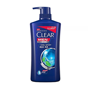 DG CLEAR MEN MÁT LANH BẠC HÀ 900G