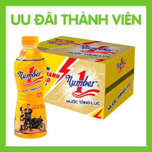 NƯỚC TĂNG LỰC NUMBER ONE 330ML - THÙNG