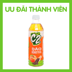 TRÀ ĐEN C2 VỊ ĐÀO 455ML