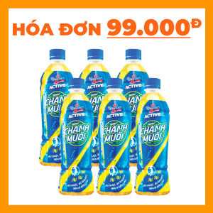 NƯỚC VẬN ĐỘNG NO1 ACTIVE CHANH MUỐI 455ML
