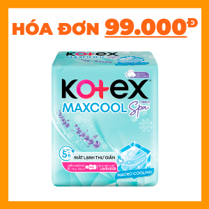 KOTEX MAXCOOL FRENCH SPA SIÊU MỎNG CÁNH 23CM