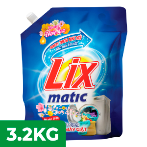 NƯỚC GIẶT LIX MATCI HƯƠNG NƯỚC HOA TÚI 3.2KG