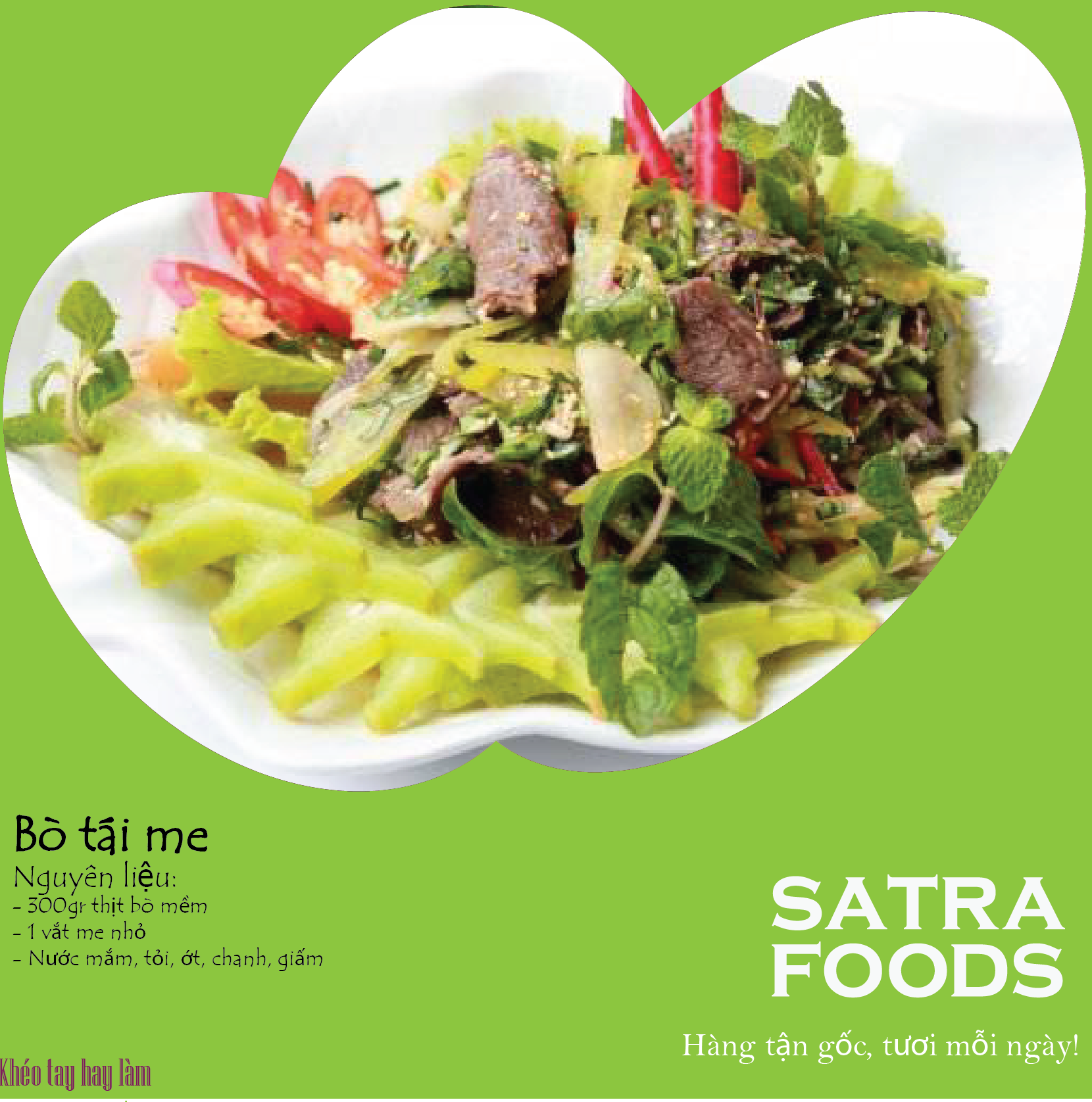 Thịt bò tái me