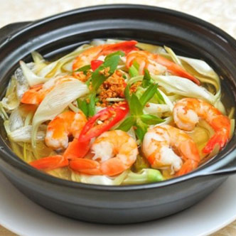 Canh chua tôm so đũa