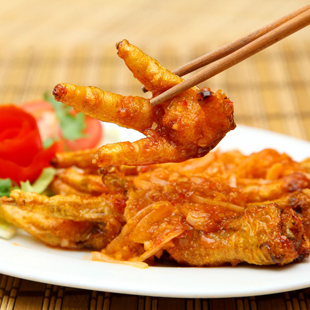 Chân gà nướng muối ớt
